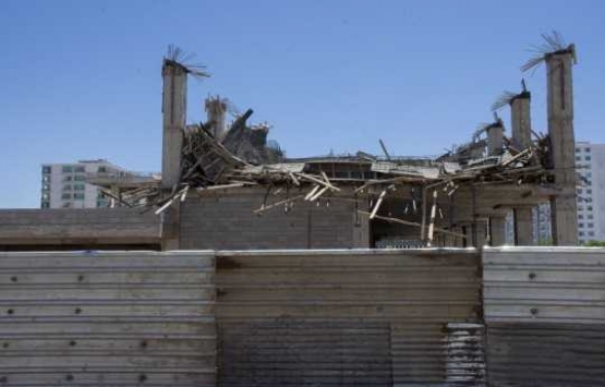 Diyarbakır'da çöken inşaatta 3 kişi yaralandı!