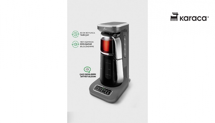 Hem filtre kahve hem de çay makinesi! Karaca Çaysever Robotea Pro 4in1 konuşan çay ve filtre kahve makinesi satışta!