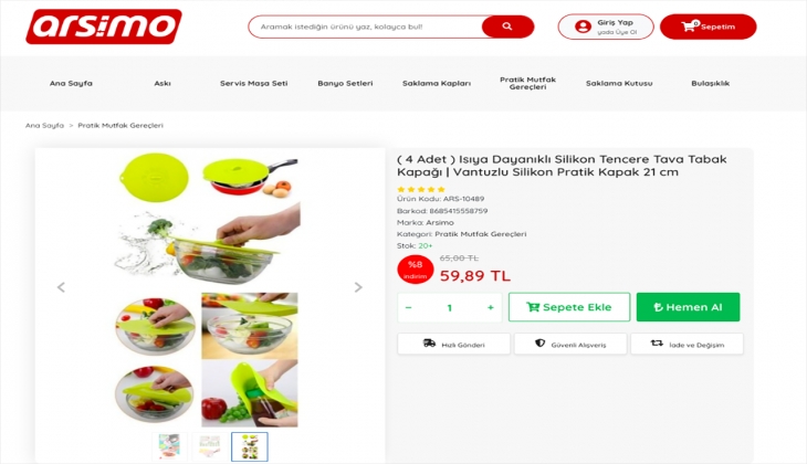 Arsimo mutfak ve banyo ürünlerinde inanılmaz fırsat. İşte 16 Eylül 2022 fiyat listesi