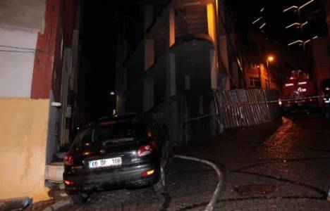 Beşiktaş'ta meydana gelen yangında iki kişi yaralandı!