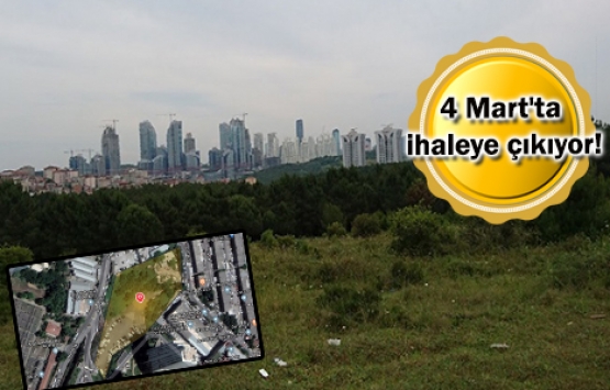 Ayazağa'da 165.3 milyon TL'ye icradan satılık arsa!