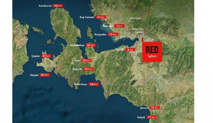 Radisson Red Hotel İzmir de kira garantili otel odası yatırımı fırsatı! Gayrimenkul yatırımında son trend!