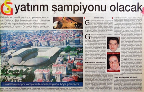 1998 yılında Ali Sami Yen Stadı dev bir kompleks olacak!