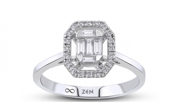 Baget yüzüklerde yüzde 50 indirim! Zen Pırlanta baget yüzük fiyatları ne kadar? Zen Pırlanta baget yüzük fiyat listesi