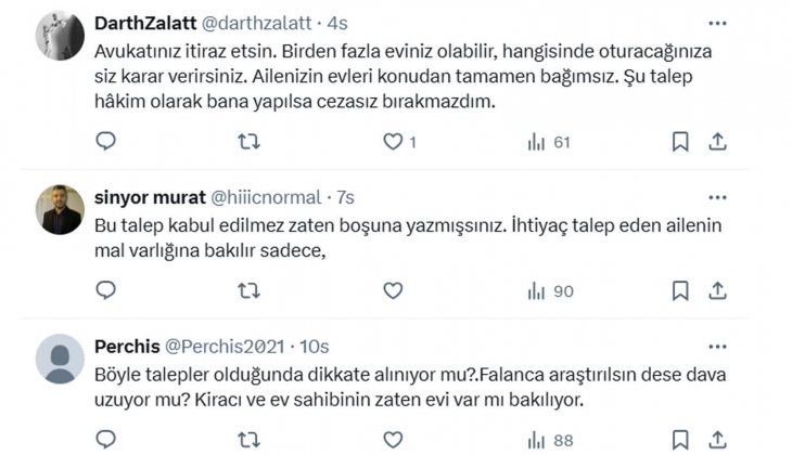 İhtiyaçtan tahliye davasında kiracıdan şok savunma: Benim mülküm varsa o evde otursunlar!