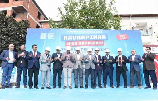Pendik Kavakpınar Spor Kompleksi'nin temeli atıldı!