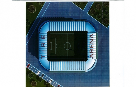 Tire Arena'nın yüzde 40'ı tamamlandı!