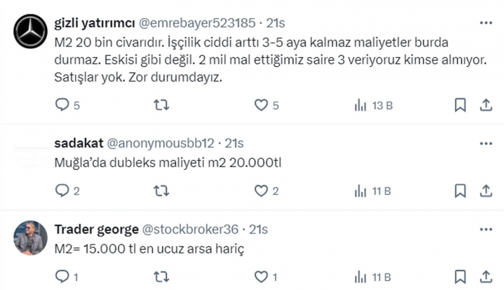 İnşaat maliyetleri sektörü çileden çıkardı: Satış yapamıyoruz, bu böyle gitmez!