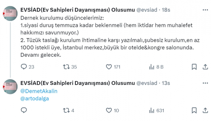 Yüzde 25 kira zammından mağdur ev sahipleri dernek kuruyor! EVSİAD açıkladı: Temmuz a kadar bekleyeceğiz ancak...