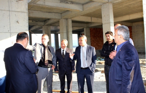 ÇOMÜ Ayvacık Meslek Yüksekokulu binası inşaatında son durum!