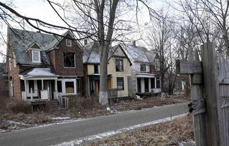 ABD Detroit'te konut fiyatları ekonomik kriz nedeniyle düştü!