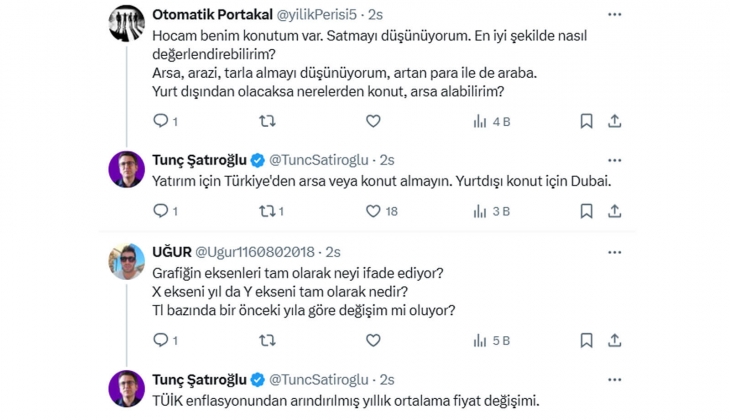 Ekonomist Tunç Şatıroğlu: Oturmak için ev alacaksanız, aradığınızı bulduğunuz an alın! Ama yatırım yapacaklar... 