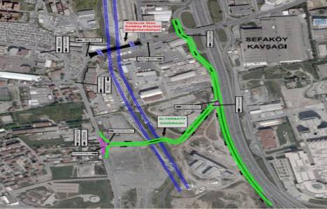 Ayamama Deresi ıslahı için Sefaköy Köprüsü yıkılıyor!