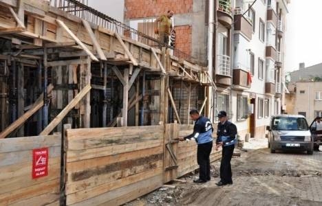 Tekirdağ Süleymanpaşa'daki inşaat çalışmaları denetlendi!