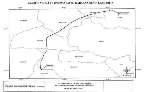 TEİAŞ Keban taşınmazlarına kamulaştırma kararı!