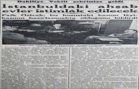1940 yılında İstanbul da ahşap evler istimlak edilecek!