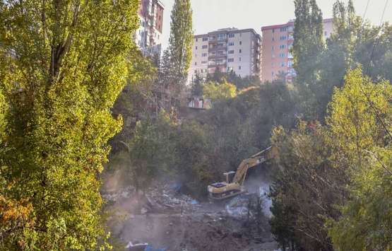 Ankara Şirindere'deki metruk yapılar yıkıldı!