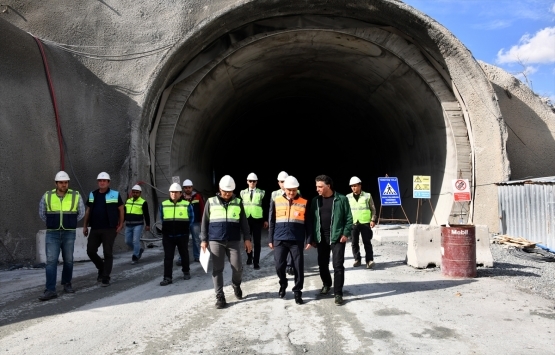 Yeni Zigana Tüneli nin yüzde 60 ı tamam!