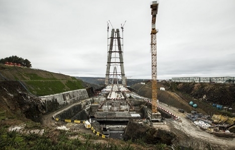 3. köprü inşaatından son durum fotoğrafları!
