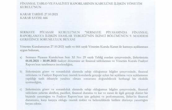 TSKB GYO ilk 9 ayda ne kadar hasılat elde etti?