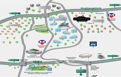 Makro İnşaat Mavera Başakşehir adres! Başakşehir 2. etapta!