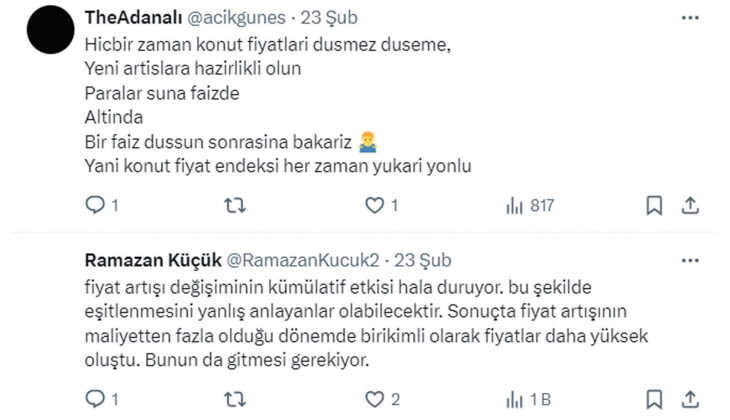 Yeni konutta fiyat artışı yavaşladı, maliyet artışıyla makas kapandı! Ev alacaklar Vites küçülttü ama gidiyor dedi!