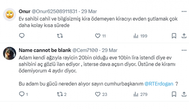 Mağdur ev sahibinden kiracı tepkisi: Kiraların 20 bin TL olduğu yerde, 10 bin TL bile kira ödemiyorlar!