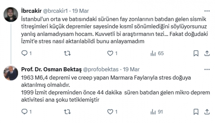 Prof. Dr. Osman Bektaş: Gerçek sismik boşluk İstanbul un batısında! 6,6 dan büyük deprem yok ama...