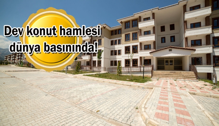 Cumhuriyet tarihinin en büyük sosyal konut projesi, Financial Times'ta!