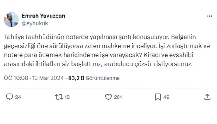 Ev sahipleri ve kiracılar dikkat: Tahliye taahhüdünün noterde yapılması şartı geliyor!