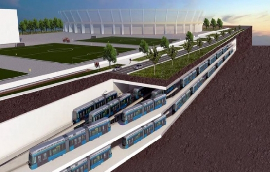 İzmir Büyükşehir'den metro vagonları için yer altı otoparkı!