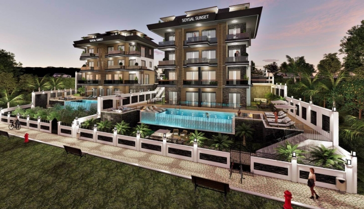 Antalya Soysal Sunset te 8 milyon 750 bin liradan başlayan fiyatlarla! Teslimler Haziran 2025 te!