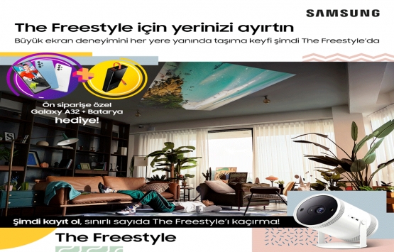 Samsung dan şubat sürprizi geldi: The Freestyle Türkiye de ön satışa sunulacak!