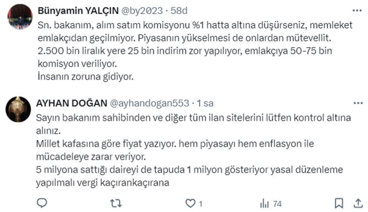 Bakan Bolat tan emlakta doğrulanmış ilan düzenlemesi uyarısı: Hassasiyetle dikkat edilmeli!