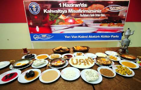 Van kahvaltısı için Guinness'e adaylık başvurusu yapılacak!