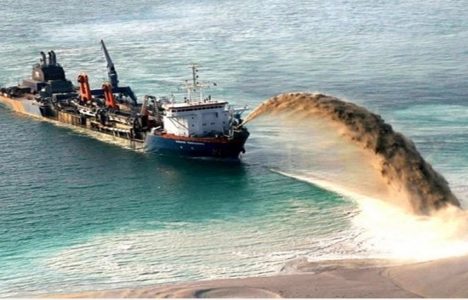 İşte Dubai deki yapay adanın yapılışı!