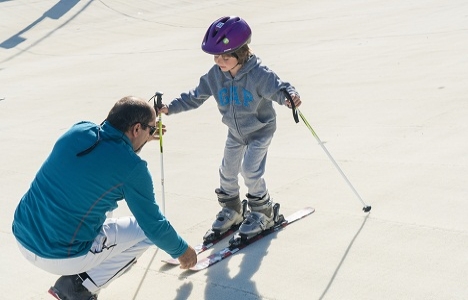 Sinpaş Altınoran'daki kayak merkezi çocukların yeni gözdesi!