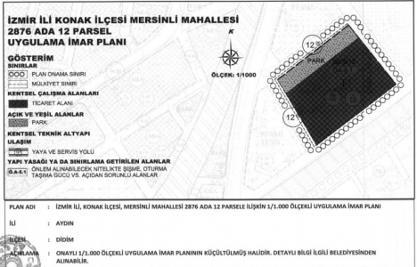 KGM ye ait İzmir deki parselin imar planı onaylandı!