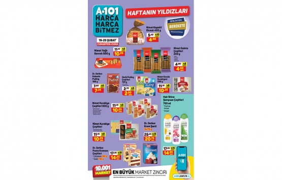 A101 25 Şubat kataloğunda görülmemiş indirimler! O ürün 65,90 TL yerine 32,95 TL ye satılıyor!