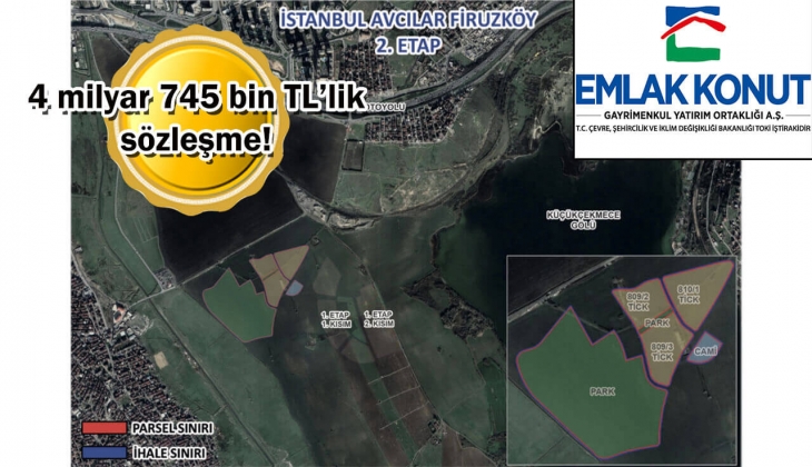 Emlak Konut GYO Avcılar Firuzköy 2. Etap için imzalar atıldı! Projeyi hangi firma inşa edecek?