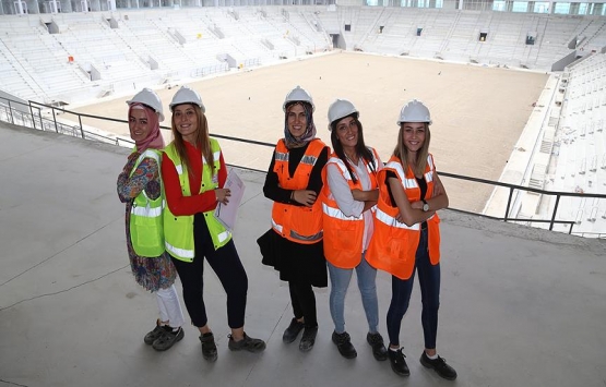 Yeni Ordu Stadı'na kadın eli değdi!