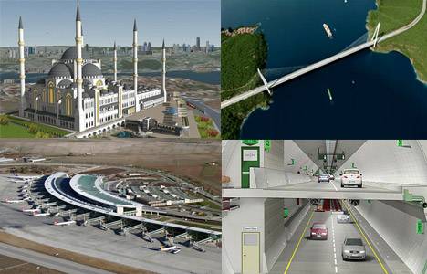 3. Köprü, Avrasya Tüneli, Çamlıca Cami ve 3. Havaalanı'nın maliyeti: 105 milyar 335 milyon TL!