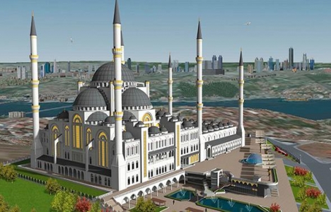 Çamlıca Camisi nin yüzde 90 ı tamam!