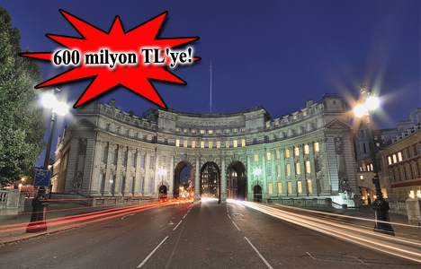 Londra'nın tarihi yapısı Admiralty Arch satılıyor!