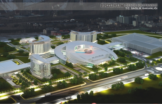 Erzurum Şehir Hastanesi Ağustos'ta tamamlıyor!