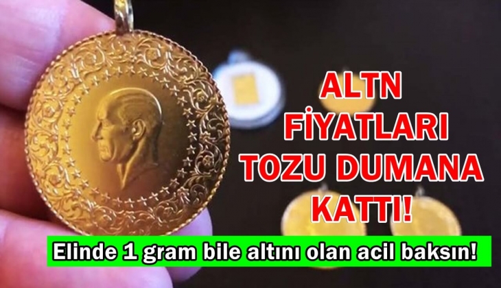 Altın fiyatları tozu dumana kattı! Elinde 1 gram bile altını olanlar acil bakın! 8 Aralık 2022 canlı altın fiyatları