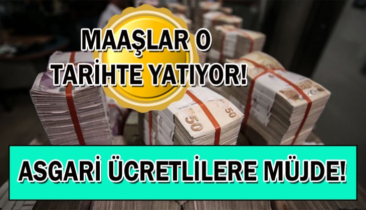 Zamlı asgari ücretler hesaplara ne zaman yatacak? İşte zamlı asgari ücretin yatacağı o tarih! Hemen bu tarihe bakın!