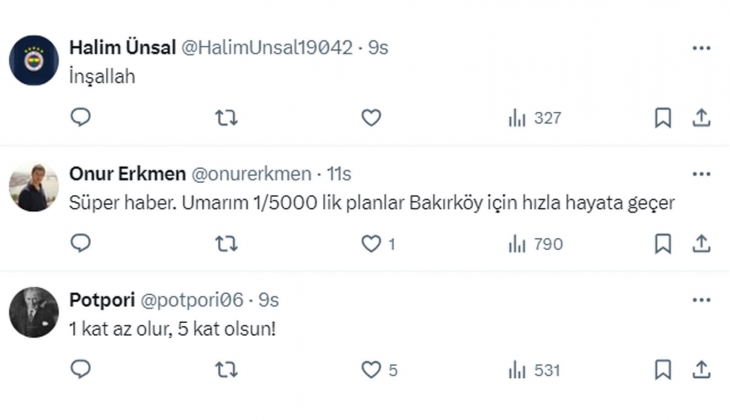 Bakırköy de +1 kat artışı yolda! Kentsel dönüşüm hızlanacak, çürük binalar yenilenecek!