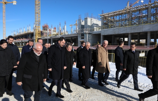 Murat Kurum, Yargıtay binası inşaatını inceledi!