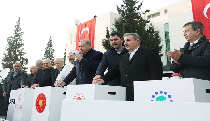 Cumhurbaşkanı 11 ilde yapılacak ilk konutların temeli atıldığını duyurdu!